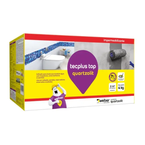 Impermeabilizante Tecplus Top de 4 Kg Quartzolit